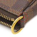 ルイヴィトン LOUIS VUITTON ミニ ポシェット アクセソワール N58009 ダミエエベヌ ダミエキャンバス アクセサリーポーチ 茶 ポーチ