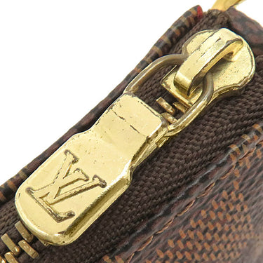 ルイヴィトン LOUIS VUITTON ミニ ポシェット アクセソワール N58009 ダミエエベヌ ダミエキャンバス アクセサリーポーチ 茶 ポーチ