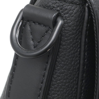 ルイヴィトン LOUIS VUITTON テイクオフ メッセンジャー M57080 ブラック グレインレザー ショルダーバッグ マットブラック金具 黒 斜め掛け