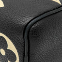 ルイヴィトン LOUIS VUITTON ナノ スピーディ M81456 ブラック×ベージュ モノグラムアンプラント バイカラーモノグラムアンプラントレザー 2WAYバッグ ゴールド金具 バイカラー