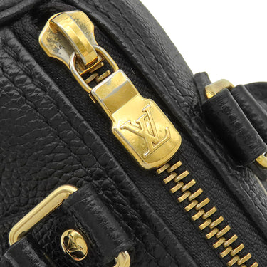 ルイヴィトン LOUIS VUITTON ナノ スピーディ M81456 ブラック×ベージュ モノグラムアンプラント バイカラーモノグラムアンプラントレザー 2WAYバッグ ゴールド金具 バイカラー