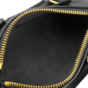 ルイヴィトン LOUIS VUITTON ナノ スピーディ M81456 ブラック×ベージュ モノグラムアンプラント バイカラーモノグラムアンプラントレザー 2WAYバッグ ゴールド金具 バイカラー