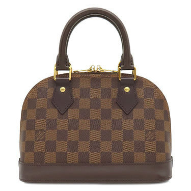 ルイヴィトン LOUIS VUITTON アルマBB N40606 ダミエエベヌ ダミエキャンバス 2WAYバッグ ゴールド金具 茶 ショルダーバッグ ハンドバッグ