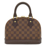 ルイヴィトン LOUIS VUITTON アルマBB N40606 ダミエエベヌ ダミエキャンバス 2WAYバッグ ゴールド金具 茶 ショルダーバッグ ハンドバッグ