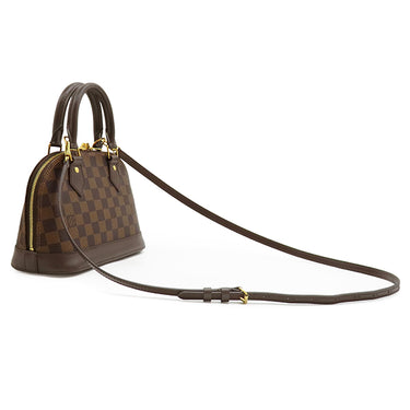 ルイヴィトン LOUIS VUITTON アルマBB N40606 ダミエエベヌ ダミエキャンバス 2WAYバッグ ゴールド金具 茶 ショルダーバッグ ハンドバッグ