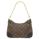 ルイヴィトン LOUIS VUITTON ブーローニュ PM M45831 ノワール モノグラムキャンバス 2WAYバッグ ゴールド金具 茶 黒 チェーンショルダー ハンドバッグ