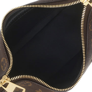 ルイヴィトン LOUIS VUITTON ブーローニュ PM M45831 ノワール モノグラムキャンバス 2WAYバッグ ゴールド金具 茶 黒 チェーンショルダー ハンドバッグ