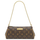 ルイヴィトン LOUIS VUITTON エヴァ M95567 モノグラム モノグラムキャンバス ショルダーバッグ ゴールド金具 茶 チェーン ショルダー ストラップ欠品