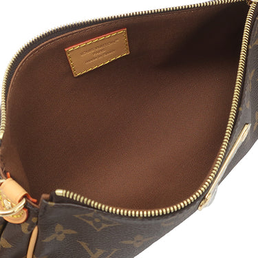ルイヴィトン LOUIS VUITTON エヴァ M95567 モノグラム モノグラムキャンバス ショルダーバッグ ゴールド金具 茶 チェーン ショルダー ストラップ欠品