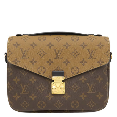 ルイヴィトン LOUIS VUITTON ポシェット メティス MM M44876 モノグラムリバース モノグラムキャンバス モノグラムリバースキャンバス 2WAYバッグ ゴールド金具 茶