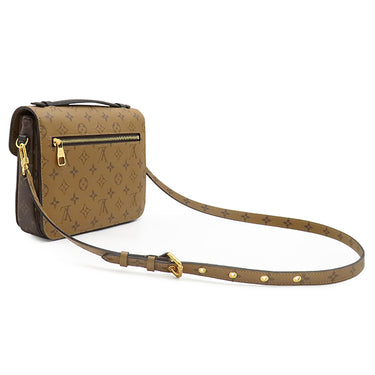 ルイヴィトン LOUIS VUITTON ポシェット メティス MM M44876 モノグラムリバース モノグラムキャンバス モノグラムリバースキャンバス 2WAYバッグ ゴールド金具 茶
