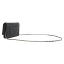 シャネル CHANEL マトラッセ チェーンウォレット AP0250 ブラック キャビアスキン チェーンウォレット シルバー金具 黒 ココマーク