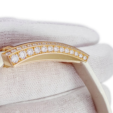 腕時計 ハリーウィンストン Harry Winston アヴェニュー 340LQR クオーツ レディース K18RG無垢 純正ダイヤ 白 シェル アベニュー
