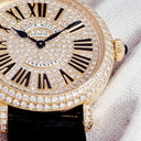 腕時計 フランクミュラー FRANCK MULLER インフィニティ ラウンド ロンド 8035QZRDCD クオーツ メンズ レディース K18PG無垢 純正ダイヤ