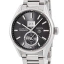 腕時計 タグホイヤー TAG Heuer カレラ キャリバー8 グランドデイト GMT WAR5012.BA0723 自動巻き メンズ グレー サンレイ