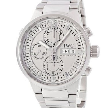 腕時計 IWC IWC GST クロノグラフ ラトラパンテ IW371508 自動巻き メンズ グレー スプリットセコンド デイデイト バー