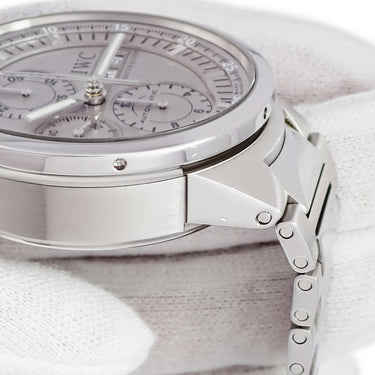 腕時計 IWC IWC GST クロノグラフ ラトラパンテ IW371508 自動巻き メンズ グレー スプリットセコンド デイデイト バー
