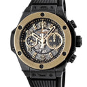 腕時計 ウブロ HUBLOT ビッグバン ウニコ セラミック マジックゴールド 421.CM.1130.RX 自動巻き メンズ 18K クロノグラフ デイト