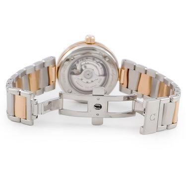 腕時計 オメガ OMEGA デ ヴィル レディマティック 425.25.34.20.55.001 自動巻き レディース K18RG×SS コンビ 純正ダイヤ シェル