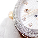腕時計 オメガ OMEGA デ ヴィル レディマティック 425.25.34.20.55.001 自動巻き レディース K18RG×SS コンビ 純正ダイヤ シェル