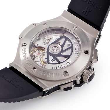 腕時計 ウブロ HUBLOT ビッグバン エボリューション スチール パヴェ 301.SX.1170.RX.1704 自動巻き メンズ メーカーOH済 純正ダイヤ
