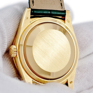 腕時計 ロレックス ROLEX デイデイト 36 118138 ランダム番 自動巻き メンズ ランダム番 K18YG無垢 純正ダイヤ グリーン 緑 アラビア