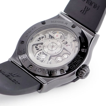 腕時計 ウブロ HUBLOT クラシックフュージョン タカシ ムラカミ オールブラック 507.CX.9000.RX.TAK21 自動巻き メンズ ダイヤ 限定