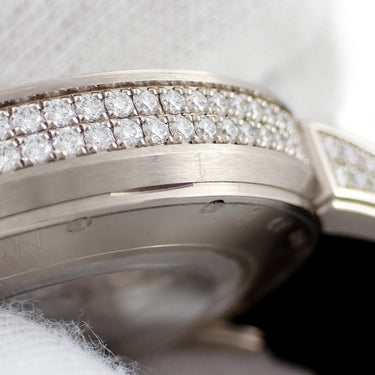 腕時計 ハリーウィンストン Harry Winston オーシャン バイレトログラード OCEABI42WW002 自動巻き メンズ K18WG無垢 純正ダイヤ シェル