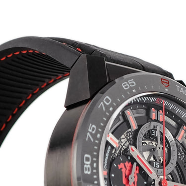 腕時計 タグホイヤー TAG Heuer カレラ クロノグラフ マンチェスター ユナイテッド スペシャル CAR2A1J.FC6400 自動巻き メンズ マンU