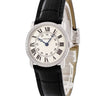 腕時計 カルティエ Cartier ロンド ルイ カルティエ SM WR000251 クオーツ レディース K18WG無垢 純正ダイヤ アイボリー 青針