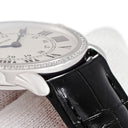 腕時計 カルティエ Cartier ロンド ルイ カルティエ SM WR000251 クオーツ レディース K18WG無垢 純正ダイヤ アイボリー 青針