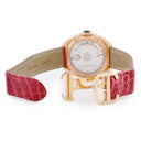 腕時計 カルティエ Cartier クレ ドゥ カルティエ 35mm WJCL0013 自動巻き レディース K18PG無垢 純正ダイヤ デイト ローマン 青針