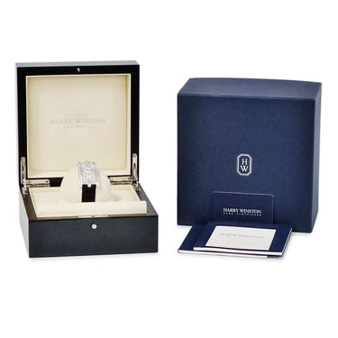 腕時計 ハリーウィンストン Harry Winston アヴェニュー C ミッドサイズ 331.UQWL.MD.D3.1 クオーツ メンズ K18WG無垢 純正ダイヤ シェル
