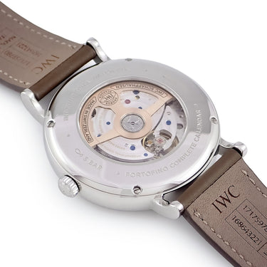 腕時計 IWC IWC ポートフィノ コンプリートカレンダー IW359001 自動巻き メンズ ムーンフェイズ シルバー ローマン バー