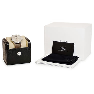 腕時計 IWC IWC ポートフィノ コンプリートカレンダー IW359001 自動巻き メンズ ムーンフェイズ シルバー ローマン バー