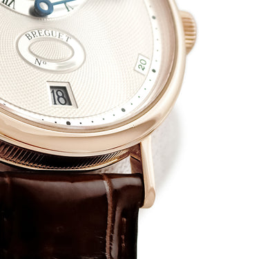 腕時計 ブレゲ BREGUET クラシック レギュレーター 5187BR/15/986 自動巻き メンズ K18PG無垢 ギョウシェ ブレゲ針 デイト