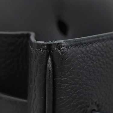 エルメス HERMES バーキン35 ブラック トゴ ハンドバッグ シルバー金具 黒