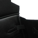 エルメス HERMES バーキン35 ブラック トゴ ハンドバッグ シルバー金具 黒