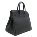 エルメス HERMES バーキン35 ブラック トゴ ハンドバッグ シルバー金具 黒