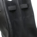 エルメス HERMES バーキン35 ブラック トゴ ハンドバッグ シルバー金具 黒