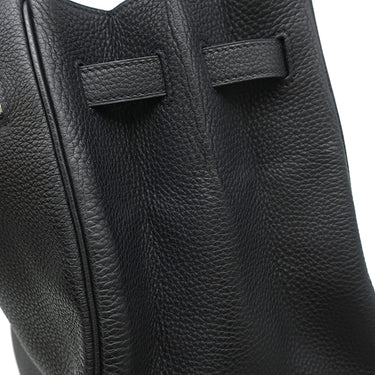 エルメス HERMES バーキン35 ブラック トゴ ハンドバッグ シルバー金具 黒