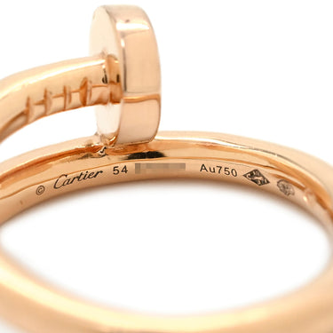 カルティエ Cartier ジュストアンクル B4092500 ピンクゴールド K18PG #54(JP14) リング 指輪 750 18K PG JUSTE UN CLOU 釘モチーフ 14号