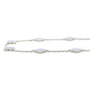 ヴァンクリーフアーペル Van Cleef & Arpels ヴィンテージ アルハンブラ 10モチーフ VCARD34800 ブルー×イエローゴールド K18YG カルセドニー ネックレス 青 18K 750YG カルセドニー