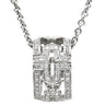 ブルガリ BVLGARI オープンパレンテシ ダイヤ 342165 ホワイトゴールド K18WG ダイヤモンド ネックレス ペンダント 18K 750WG フルパヴェ