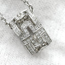 ブルガリ BVLGARI オープンパレンテシ ダイヤ 342165 ホワイトゴールド K18WG ダイヤモンド ネックレス ペンダント 18K 750WG フルパヴェ
