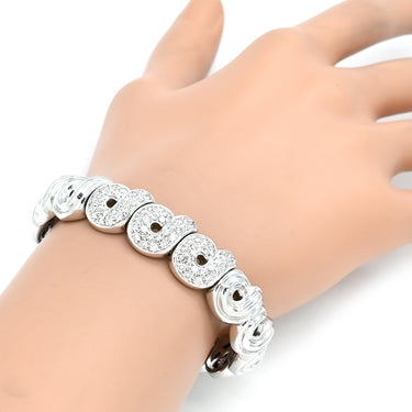 ブシュロン BOUCHERON ダイヤモンド ホワイトゴールド K18WG ダイヤモンド ブレスレット 18K 750 バングル