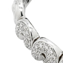ブシュロン BOUCHERON ダイヤモンド ホワイトゴールド K18WG ダイヤモンド ブレスレット 18K 750 バングル