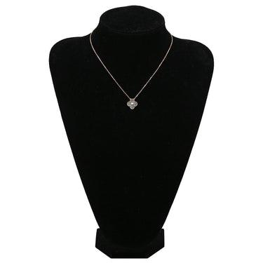ヴァンクリーフアーペル Van Cleef & Arpels ヴィンテージ アルハンブラ VCARP9T000 グレーXローズゴールド K18PG シルバーオブシディアン ネックレス シルバーオブシディアン 750PG 2023ホリデー ダイヤ