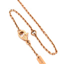 ヴァンクリーフアーペル Van Cleef & Arpels ヴィンテージ アルハンブラ VCARP9T000 グレーXローズゴールド K18PG シルバーオブシディアン ネックレス シルバーオブシディアン 750PG 2023ホリデー ダイヤ
