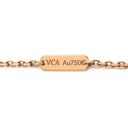 ヴァンクリーフアーペル Van Cleef & Arpels ヴィンテージ アルハンブラ VCARP9T000 グレーXローズゴールド K18PG シルバーオブシディアン ネックレス シルバーオブシディアン 750PG 2023ホリデー ダイヤ